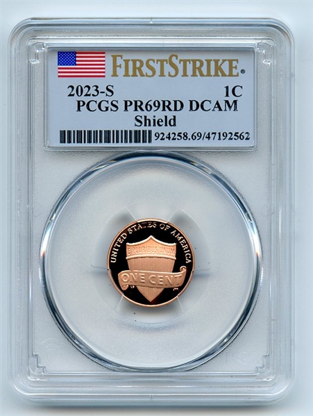 2023 S 1C Lincoln Cent PCGS PR69DCAM First Strike