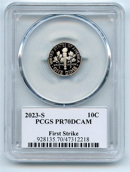 2023 S 10C Clad Roosevelt Dime PCGS PR70DCAM First Strike Thomas Leonard Buckley