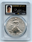 2020 $1 American Silver Eagle 1oz PCGS MS70 FS Legends of Life Tom Glavine