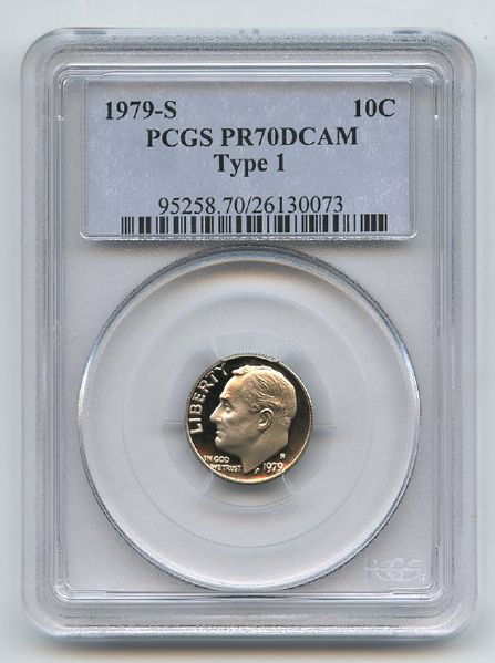 1979 S 10C Roosevelt Dime Proof PCGS PR70DCAM