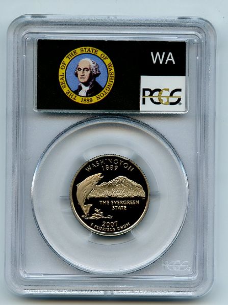 2007 S 25C Clad Washington Quarter PCGS PR70DCAM