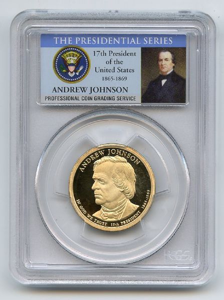 2011 S $1 Andrew Johnson Dollar PCGS PR70DCAM