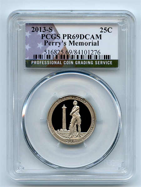 2013 S 25C Clad Perry's Memorial Quarter PCGS PR69DCAM