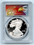 2020 W $1 American Silver Eagle Congratulations PCGS PR70DCAM Cleveland Eagle