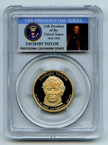 2009 S $1 Zachary Taylor Dollar PCGS PR70DCAM