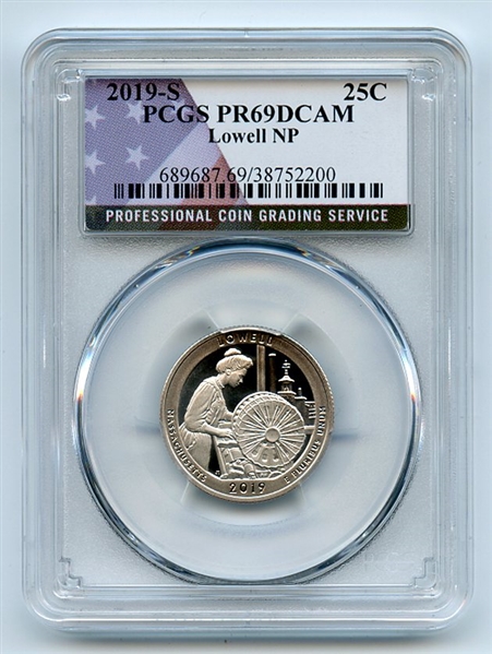 2019 S 25C Clad Lowell Quarter PCGS PR69DCAM