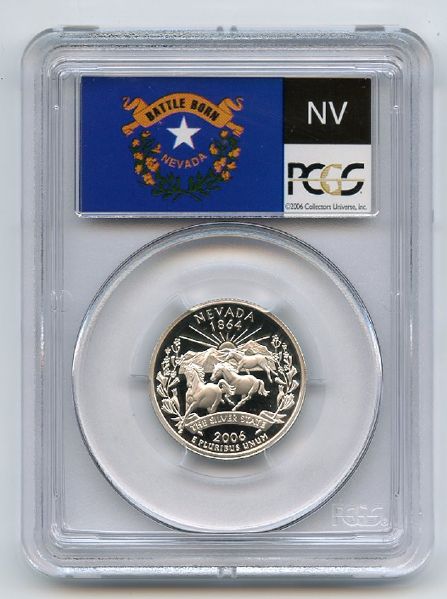 2006 S 25C Silver Nevada Quarter PCGS PR69DCAM