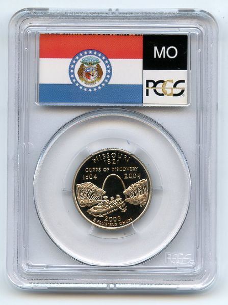 2003 S 25C Clad Missouri Quarter PCGS PR70DCAM