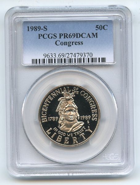 1989 S 50C Congressional Commemorative PCGS PR69DCAM