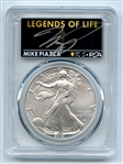 2021 $1 Silver Eagle T2 First Production PCGS MS70 Legends of Life Mike Piazza