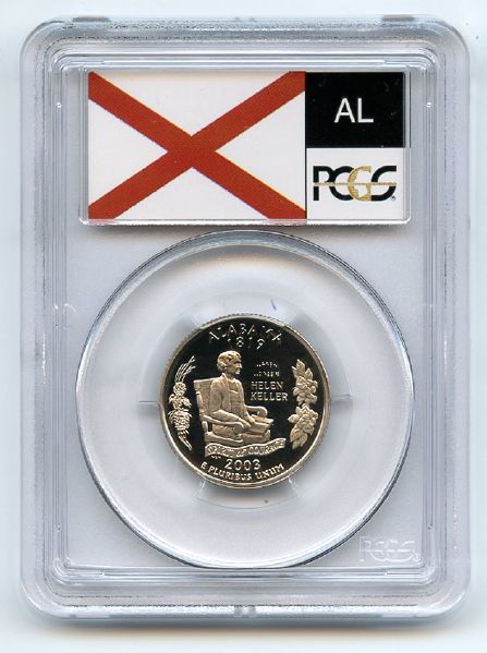 2003 S 25C Clad Alabama Quarter PCGS PR69DCAM