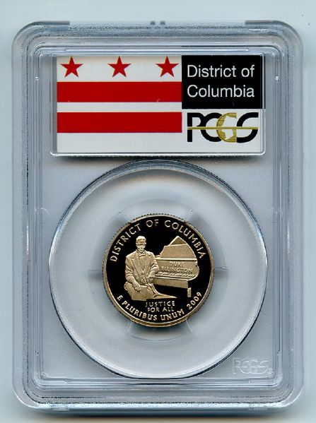 2009 S 25C Clad Washington DC Quarter PCGS PR69DCAM