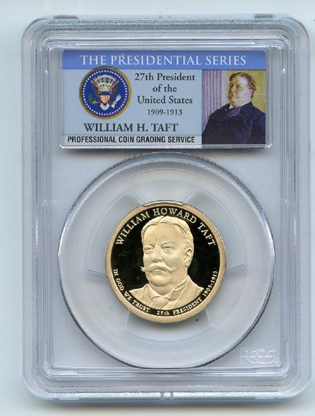 2013 S $1 William Howard Taft Dollar PCGS PR69DCAM