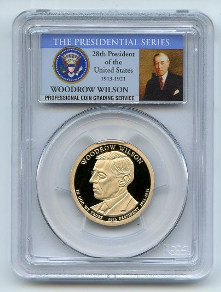 2013 S $1 Woodrow Wilson Dollar PCGS PR69DCAM