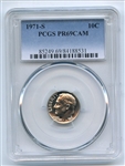 1971 S 10C Roosevelt Dime PCGS PR69CAM