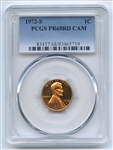 1972 S 1C Lincoln Cent PCGS PR68CAM