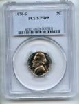 1970 S 5C Jefferson Nickel PCGS PR68