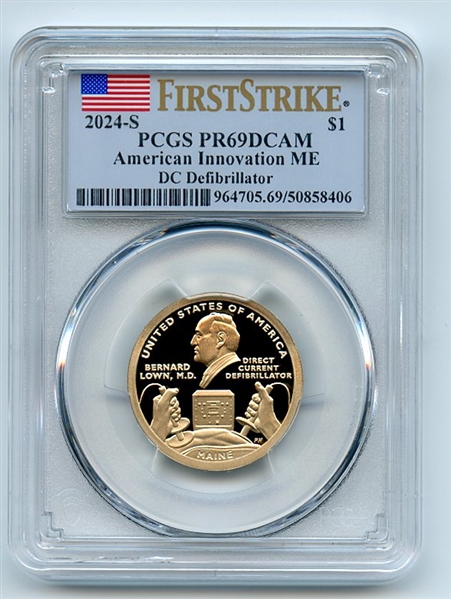 2024 S $1 American Innovation MO George Washington Carver Dollar PCGS PR69DCAM FS