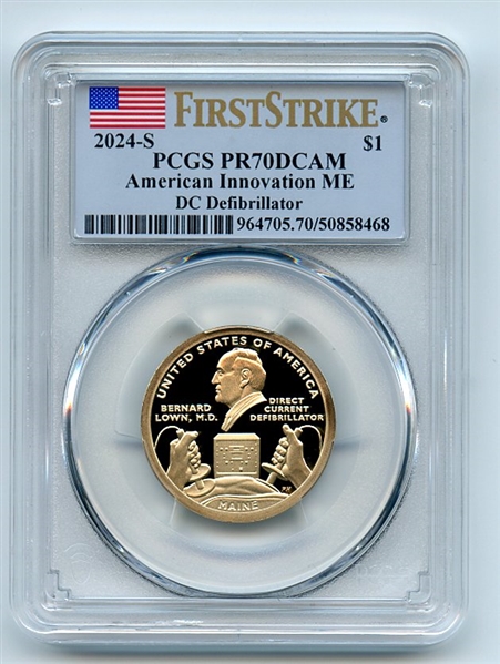 2024 S $1 American Innovation MO George Washington Carver Dollar PCGS PR70DCAM FS