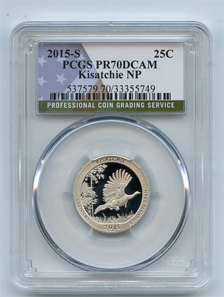 2015 S 25C Clad Kisatchie Quarter PCGS PR70DCAM