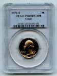 1976 S 25C Washington Quarter Proof PCGS PR69DCAM