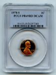 1978 S 1C Lincoln Cent Proof PCGS PR69DCAM