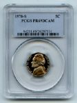 1978 S 5C Jefferson Nickel Proof PCGS PR69DCAM