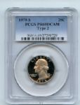 1979 S 25C T2 Type 2 Washington Quarter Proof PCGS PR69DCAM