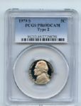 1979 S 5C T2 Type 2 Jefferson Nickel Proof PCGS PR69DCAM