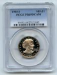 1980 S $1 SBA Susan B Anthony Dollar Proof PCGS PR69DCAM