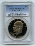 1976 S $1 T2 Ike Eisenhower Dollar Proof PCGS PR70DCAM