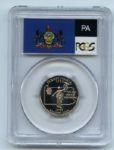 1999 S 25C Clad Pennsylvania Quarter PCGS PR70DCAM