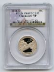 2011 S 25C Clad Chickasaw Quarter PCGS PR69DCAM