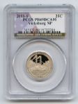 2011 S 25C Clad Vicksburg Quarter PCGS PR69DCAM