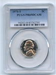 1970 S 5C Jefferson Nickel PCGS PR69DCAM