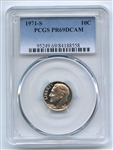 1971 S 10C Roosevelt Dime PCGS PR69DCAM