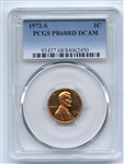 1972 S 1C Lincoln Cent PCGS PR68DCAM