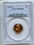 1971 S 1C Lincoln Cent PCGS PR68