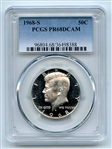 1968 S 50C Kennedy Half Dollar PCGS PR68DCAM