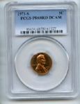 1971 S 1C Lincoln Cent PCGS PR68DCAM