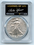 2021 $1 Silver Eagle T2 First Production PCGS PSA MS70 Legends of Life Pete Rose