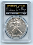 2021 $1 Silver Eagle T1 Last Day Productio PCGS MS70 Legends Life Adrian Dantley