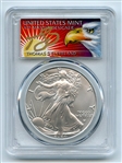 2024 $1 American Silver Eagle 1oz PCGS MS70 FS 1 of 500 Thomas Cleveland Eagle