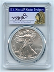 2024 $1 American Silver Eagle 1oz PCGS MS70 FS 1 of 500 Thomas Cleveland Native