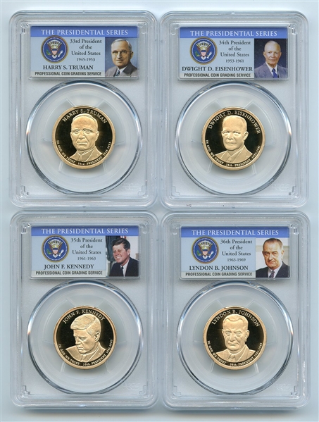 2015 S Presidential Dollar Set PCGS PR69DCAM