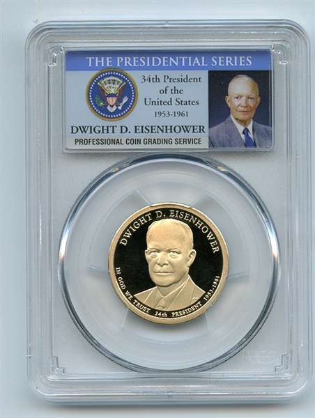 2015 S $1 Dwight D Eisenhower Dollar PCGS PR70DCAM