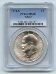 1972 S $1 Silver Ike Eisenhower Dollar PCGS MS68