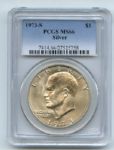 1973 S $1 Silver Ike Eisenhower Dollar PCGS MS66