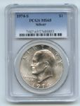 1974 S $1 Silver Ike Eisenhower Dollar PCGS MS65