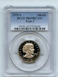 1979 S $1 T2 Type 2 SBA Susan B Anthony Dollar Proof PCGS PR69DCAM